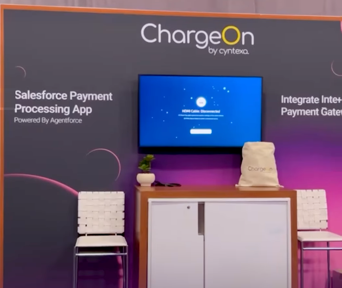 The ChargeOn booth at Dreamforce 2026